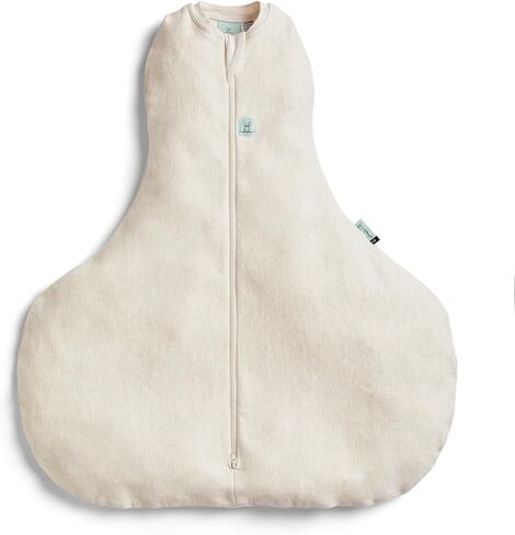 ergoPouch 1.0 TOG Hip Harness Cocoon Swaddle Bag, Breathable Baby Sleep Bag for Hip Health, Snug and Gentle (6-12 Months, Oatmeal Marle) in Saudi Arabia
