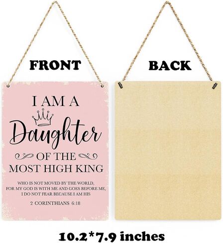 Inspirational Decor In Peace I Will Lie Down and Sleep Psalm 4:8 Christian Gifts Bible Verse Wall Art Scripture Wooden Hanging Sign for Modern Home Office Bathroom Bedroom Decoration 8 x 10 Inches in Saudi Arabia
