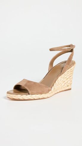 Tory Burch Women's Raffia Wedge Sandals 80mm in Kuwait