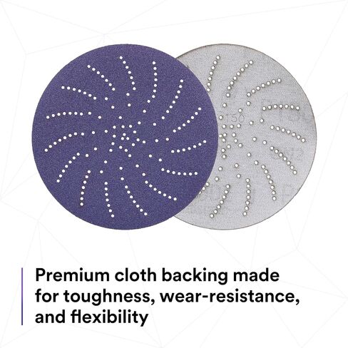 3M Xtract Cubitron II Cloth Disc 900DZ, 65996, 40 + to 320+, 5 in, 10 Piece Multi-Pack Hook and Loop Sanding Discs, Premium Series for Aluminum, Fiberglass, Gelcoat, Hard and Soft Woods in Saudi Arabia