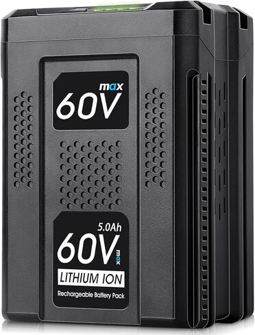 بطارية بديلة 60 فولت 5.0 أمبير في الساعة لبطارية Greenworks PRO 60 فولت بحد أقصى LB60A03 LB60A02 LB60A01 LB60A00 متوافقة مع بطاريات أداة الطاقة اللاسلكية Greenworks 60V in Kuwait
