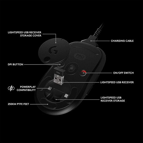 Logitech G PRO Wireless Gaming Mouse - Shroud Edition (Renewed) in Saudi Arabia