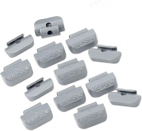 CKAuto P Style Zinc Clip on Wheel Weights 2.0oz, Coated, 25Pcs/Box Fit for Steel Wheel in Kuwait