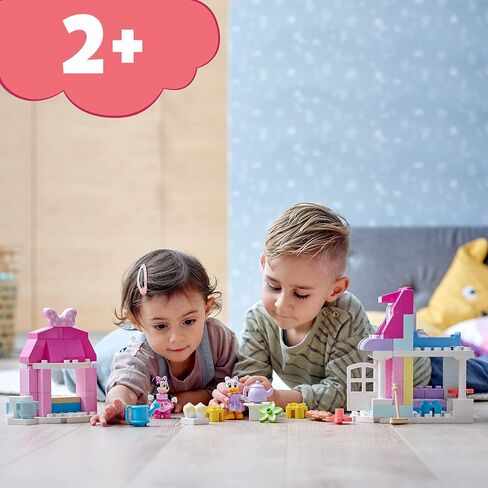 LEGO DUPLO Disney Minnie’s House and Café 10942 Dollhouse Building Toy for Kids, Boys and Girls, with Minnie Mouse and Daisy Duck (91 Pieces) in Saudi Arabia