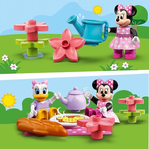 LEGO DUPLO Disney Minnie’s House and Café 10942 Dollhouse Building Toy for Kids, Boys and Girls, with Minnie Mouse and Daisy Duck (91 Pieces) in Saudi Arabia
