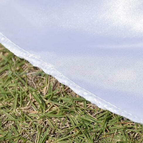 Sparkles Make It Special Leading Linens 10 pc Satin Banquet Chair Covers - Wedding Reception Banquet Party Restaurant - White in Saudi Arabia