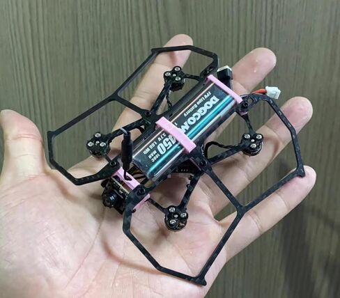 75 مللي متر انتهازي/مقلوب إطار من ألياف الكربون لـ Happymodel Mobula7 مايكرو whoop فرش FPV سباق كوادكوبتر رباعية بدون طيار in Kuwait