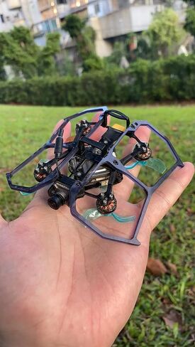 75 مللي متر انتهازي/مقلوب إطار من ألياف الكربون لـ Happymodel Mobula7 مايكرو whoop فرش FPV سباق كوادكوبتر رباعية بدون طيار in Kuwait