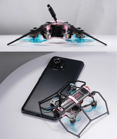 75 مللي متر انتهازي/مقلوب إطار من ألياف الكربون لـ Happymodel Mobula7 مايكرو whoop فرش FPV سباق كوادكوبتر رباعية بدون طيار in Kuwait
