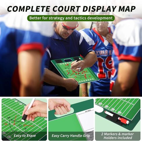 مجموعة لوحة تدريب البيسبول المغناطيسية التكتيكية مزدوجة الجوانب من Desoto، لوحة تشكيلة الكرة اللينة للمدرب، تمحو بسهولة لوحة البيسبول المتينة والمتينة in Kuwait