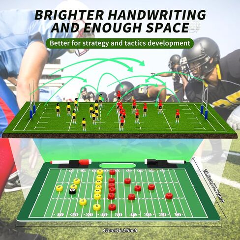 مجموعة لوحة تدريب البيسبول المغناطيسية التكتيكية مزدوجة الجوانب من Desoto، لوحة تشكيلة الكرة اللينة للمدرب، تمحو بسهولة لوحة البيسبول المتينة والمتينة in Kuwait