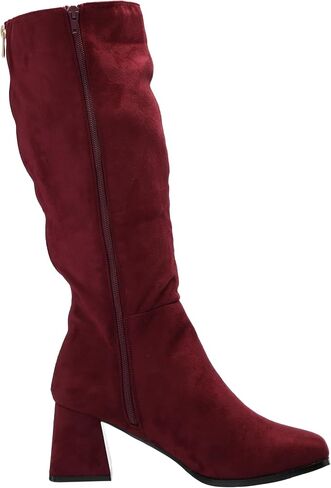 EVANS Women's Wide Fit Tall Boot Hazel Knee High in Kuwait