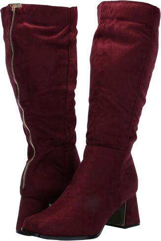 EVANS Women's Wide Fit Tall Boot Hazel Knee High in Kuwait