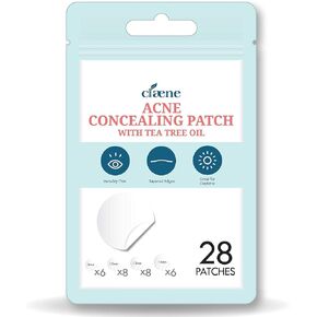 CLAENE Acne Patch Pimple Patch - Invisible | Cruelty-Free | Hydrocolloid | Blemish Spot | Skin Treatment | Facial Stickers | Pimple Patches For Face | Acne Spot Dots | Pimple Treatment For Face, 4 Sizes (112 Count)