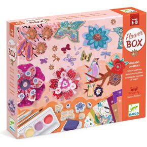 مجموعة الحرف اليدوية متعددة الأنشطة LGA من DJECO - الفنون والحرف اليدوية للأطفال - نشاط ممتع وإبداعي للعائلة والأصدقاء - فن التلوين التعليمي للأطفال من سن 6 سنوات فما فوق للفتيات والأولاد - حديقة الزهور in Kuwait