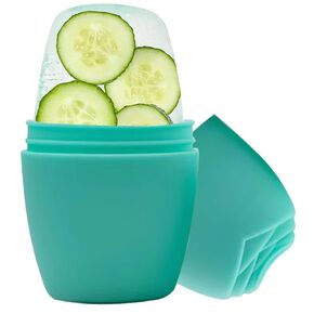 2Pack Ice Roller for Face, Qewro Silicone Ice Roller to Tone skin, Reusable Ice Roller for Face & Eye Puffiness Relief, Ice Roller Mold for Face and Neck, Facial Roller to Remove Fine Lines Puffiness Pores Anti Wrinkles