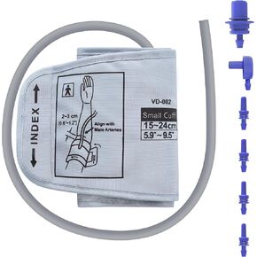 ELERA Extra Large Blood Pressure Cuff (9"-20.5" | 22-52cm) - XL Replacement BP Cuff for Big Arms, Compatible with Omron BP Monitors, Adult Cuff Only - 4 Connectors