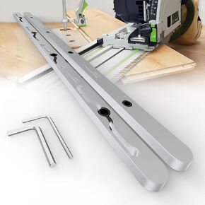 577039 Guide Rail Connector Set for Festool, Festool Connector FSV/2 Replacement Clone,Track Saw Guide Rail Connector for Festool Guide Rails Kit,Guide Rail Extension Accessories for DEWALT/WEN