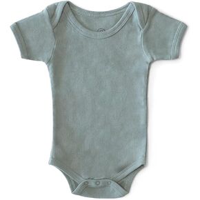 Laas 100% Organic Cotton Bodysuit, GOTS Certified, One Piece, Short Sleeve, Baby, Unisex