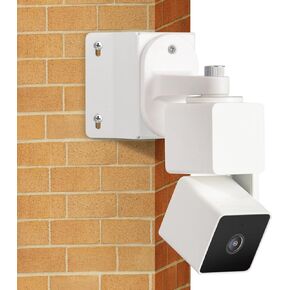 Metal Corner Wall Mount for Wyze Cam Pan V3/V2, Max Cover Both Sides of The House 270°Reduce Blind Spots, 2 Camera to Get Entire Yard Monitor, Indoor Outdoor Brackets for Wyze Camera