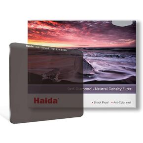 Haida Square ND Filter 100 x 100mm Multi-Coated Optical Glass Nano Coatings Neutral Density Filter Red Diamond ND 3.0 1000x Filter (10-Stop)
