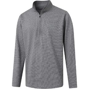 M MAELREG Quarter Zip Pullover Men Mock Neck Long Sleeve Performance Golf Athletic Pullover Half Zip Mens Sweatshirt