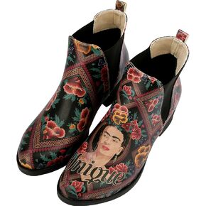 DOGO Chelsea Boots for Women - Vegan Leather and Handmade Heeled Ankle boots for Women