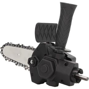 Reciprocating Saw Adapter, Electric Drill to Electric Saw Adapter Conversion Head Portable Reciprocating Saw Converter Electric Drill Tool for 0.24 to 0.51inch 3 Jaw Chuck, Chainsaw Attachment Set
