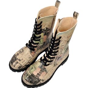 أحذية DOGO Zipsy للنساء - أحذية طويلة مصنوعة يدويًا وجلد نباتي لمنتصف الساق للنساء in Kuwait