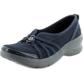 Bzees Womens Rosie Shimmer Slip-On