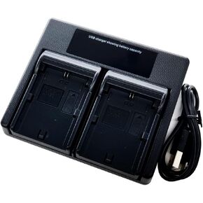 USB Dual Battery Charger for Canon LP-E6 LP-E6N LPE6 LPE6N LC-E6E EOS 5D 6D 7D Mark 2/3/4 EOS 60D 60Da 70D 80D 90D; EOS R5 R6 XC10, XC15 Camera