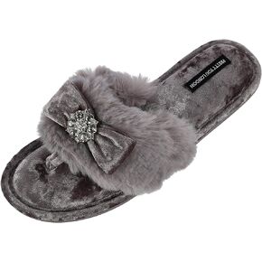 London Womens Toe Post Amelie - Mink