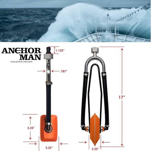 Anchor Man Boat Motor Muffs – Dual Feed Muff Style Boat Motor Flusher, Antifreeze Kit Boat Accessories Winterizing Flushing & Warming. Motor Flush Kit for Inboard & Outboard (Blue) in Kuwait