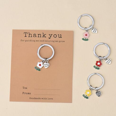 Teacher Appreciation Gifts 2PCS Keychains Teacher Gifts for Women Graduation Thanksgiving Retired Gift, Rhinestone Apple Keychain Christmas Valentine's Day in Saudi Arabia