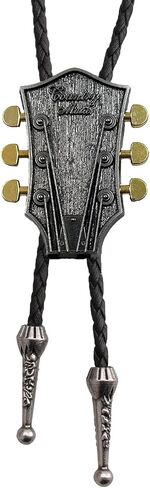 Joxevyia Bolo Tie for Men Southwestern Cowboy Raven Skull Bolo Ties Womens Rodeo Leather Necktie Vintage Bolo Necklace for Boys Western Gift for Him in Kuwait