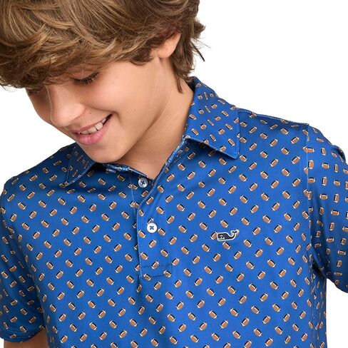 Vineyard Vines Boys' Boys' Printed Sankaty Performance Polo in Kuwait