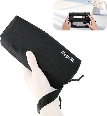 حقيبة حمل Osmo Pocket 3، حقيبة حمل صلبة محمولة للسفر من جلد البولي يوريثان حقيبة تخزين مقاومة للماء لملحقات DJI Osmo Pocket 3 Creator Combo in Kuwait