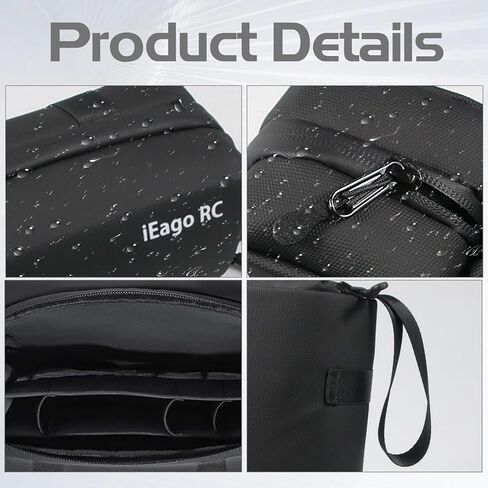 حقيبة حمل Osmo Pocket 3، حقيبة حمل صلبة محمولة للسفر من جلد البولي يوريثان حقيبة تخزين مقاومة للماء لملحقات DJI Osmo Pocket 3 Creator Combo in Kuwait