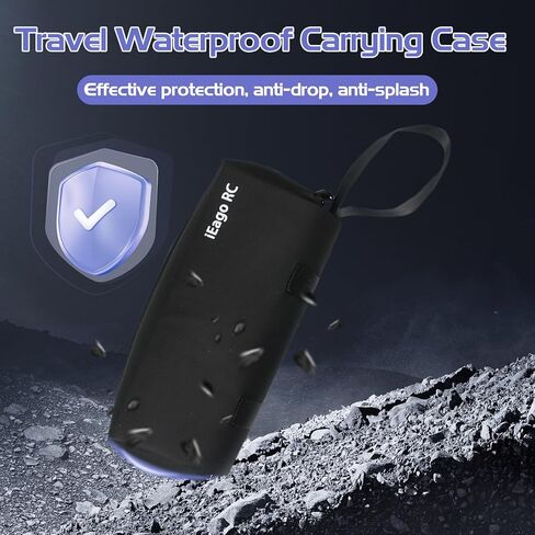 حقيبة حمل Osmo Pocket 3، حقيبة حمل صلبة محمولة للسفر من جلد البولي يوريثان حقيبة تخزين مقاومة للماء لملحقات DJI Osmo Pocket 3 Creator Combo in Kuwait