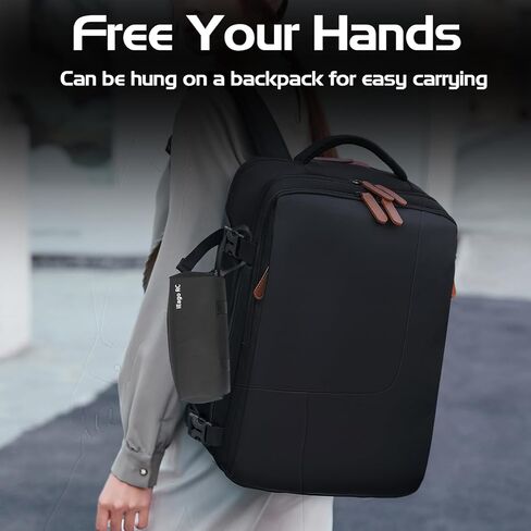 حقيبة حمل Osmo Pocket 3، حقيبة حمل صلبة محمولة للسفر من جلد البولي يوريثان حقيبة تخزين مقاومة للماء لملحقات DJI Osmo Pocket 3 Creator Combo in Kuwait