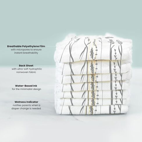 Parasol Clear+Dry Disposable Diapers | RashShield Protection, Leakproof Design, Hypoallergenic | Size 3, (16-28 lbs) 60 Count in Saudi Arabia