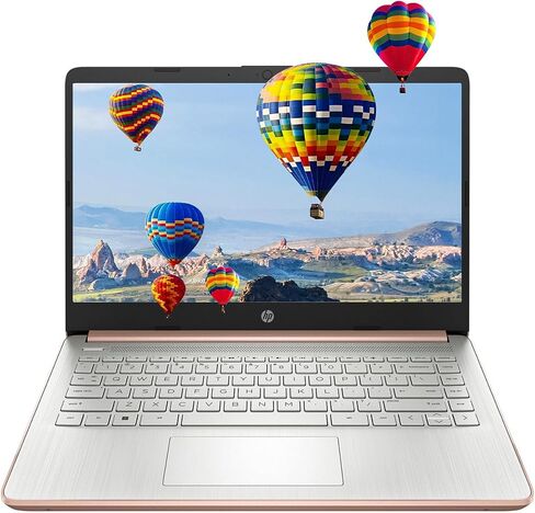 HP 14" Chromebook, HD Business Laptop, Intel Celeron N4120, 16GB RAM, 256 Storage(128GB eMMC with 5ave128GB Micro SD Card), HDMI, Wi-Fi, Chrome Os, Silver in Saudi Arabia