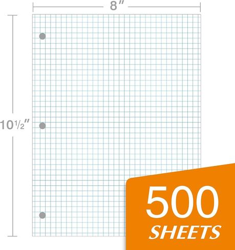 KAISA Notebook Paper 500 Sheets 8x10.5 College Ruled Loose Leaf Paper Lined Paper College Ruled Paper Filler Paper for 3-Ring Binder Paper 3-Hole Punched Notebook Paper(500sheets College Ruled Paper) in Saudi Arabia