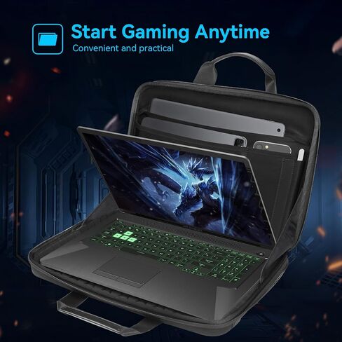 Smatree Laptop Carry Case Compatible for 16.1 inch HP OMEN 16/16t/16z Gaming Laptop, for 16.1 inch HP OMEN Transcend 16t/16 Laptop, for 15.6 inch HP Victus 15/15t/15z Gaming Laptop Handbag (A800) in Kuwait