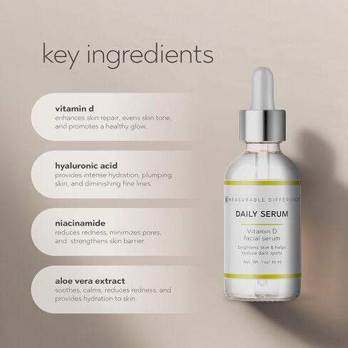Measurable Difference Collagen + Retinol Serum, 1 oz - Anti-Aging Face Serum - Strengthen & Moisturize Skin, Restore Elasticity, Help Reduce Wrinkles, Fine Lines in Saudi Arabia