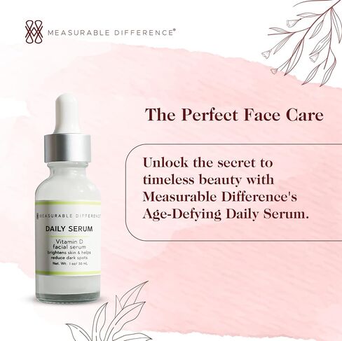 Measurable Difference Collagen + Retinol Serum, 1 oz - Anti-Aging Face Serum - Strengthen & Moisturize Skin, Restore Elasticity, Help Reduce Wrinkles, Fine Lines in Saudi Arabia