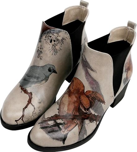 DOGO Chelsea Boots for Women - Vegan Leather and Handmade Heeled Ankle boots for Women in Kuwait