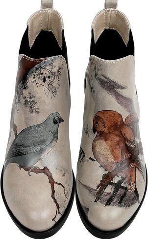 DOGO Chelsea Boots for Women - Vegan Leather and Handmade Heeled Ankle boots for Women in Kuwait
