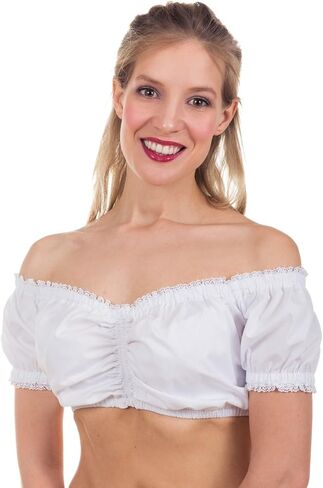 Blouse for Bavarian Dirndldress Dirndlblouse Various Styles Size 2-24 in Saudi Arabia
