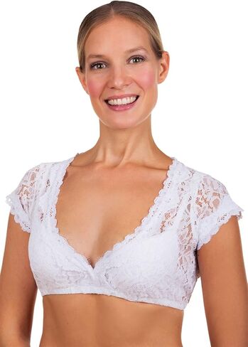 Blouse for Bavarian Dirndldress Dirndlblouse Various Styles Size 2-24 in Saudi Arabia